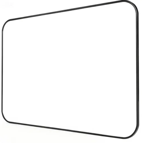 Rounded Black Frame Magnetic Dry Erase Whiteboard
