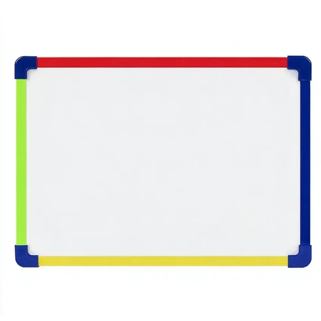 Multicolor Plastic Frame Magnetic Whiteboard