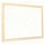 Light Wood Frame Magnetic Wall Whiteboard