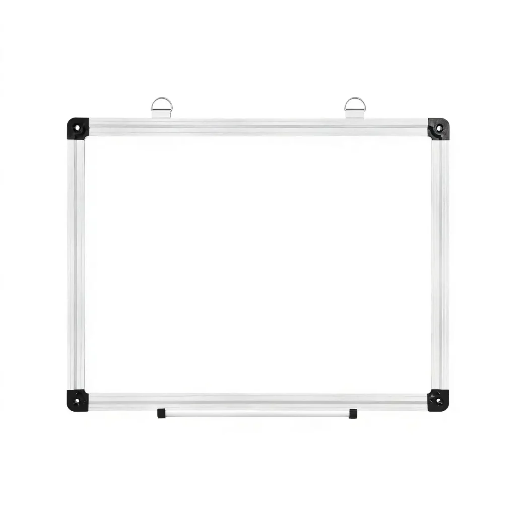 Silver Frame Mini Whiteboard with Hanging Loops