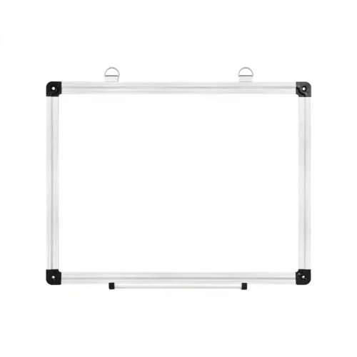 Silver Frame Mini Whiteboard with Hanging Loops