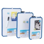 Blue Frame Magnetic Dry Erase Whiteboard