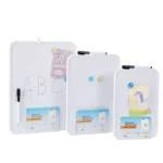 Blue Frame Magnetic Dry Erase Whiteboard