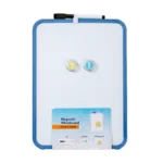 Blue Frame Magnetic Dry Erase Whiteboard
