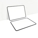 Rounded Black Frame Magnetic Dry Erase Whiteboard