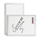 White Wood Frame Magnetic Dry Erase Whiteboard