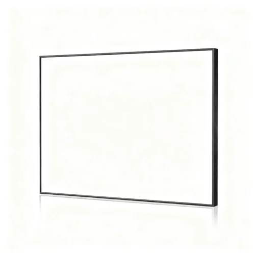 Slim Black Frame Portrait Dry Erase Whiteboard