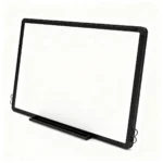 Black Frame Magnetic Whiteboard with Pen Tray