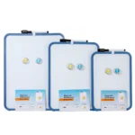 Blue Frame Magnetic Dry Erase Whiteboard