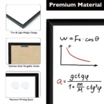 Black Frame Mini Dry Erase Whiteboard