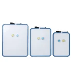 Blue Frame Magnetic Dry Erase Whiteboard