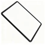 Rounded Black Plastic Frame Magnetic Whiteboard