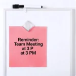 Portrait Whiteboard and Cork Memo Strip Combo