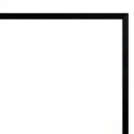 Black Metal Frame Landscape Dry Erase Whiteboard