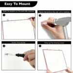 Metal Frame Hanging Dry Erase Whiteboard