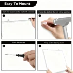 Metal Frame Hanging Dry Erase Whiteboard