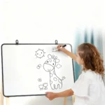 Rounded Black Frame Magnetic Dry Erase Whiteboard