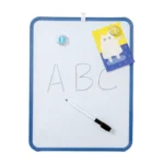 Blue Frame Magnetic Dry Erase Whiteboard