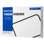 Rounded Black Frame Magnetic Dry Erase Whiteboard