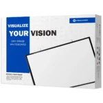 Black Metal Frame Landscape Dry Erase Whiteboard