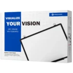 Black Frame Magnetic Whiteboard with Pen Tray