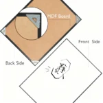 Slim Black Frame Portrait Dry Erase Whiteboard