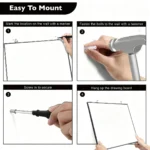 Metal Frame Hanging Dry Erase Whiteboard