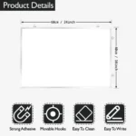 Slim Aluminum Frame Wall-Mounted Magnetic Whiteboard