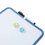 Blue Frame Magnetic Dry Erase Whiteboard