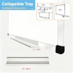 Aluminum Frame Magnetic Whiteboard with Slim Tray