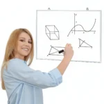 Metal Frame Hanging Dry Erase Whiteboard