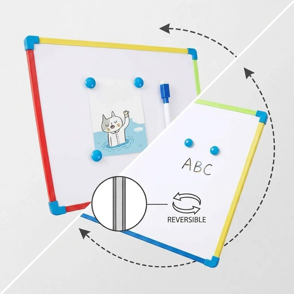 Plastic Frame Magnetic Whiteboard - 图片 11