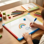 Multicolor Frame Magnetic Memo Whiteboard