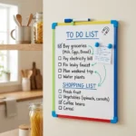 Multicolor Frame Magnetic Memo Whiteboard
