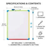 Multicolor Frame Magnetic Memo Whiteboard