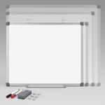 Silver Frame Magnetic Whiteboard for Office and Classroom