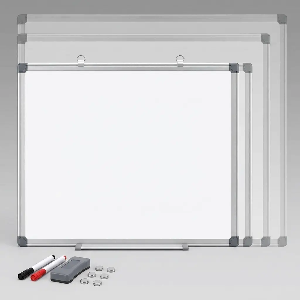 Magnetic White Board Dry Wipe Aluminium Frame Whiteboard for Walls in Home Office and School - 图片 11