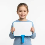 Blue Handle Mini Dry Erase Whiteboard Paddle