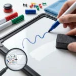 Black Frame Mini Magnetic Dry Erase Whiteboard