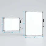 White Frame Magnetic Photo and Memo Whiteboard