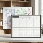 Weekly Planner Dry Erase Whiteboard with Notes Section
