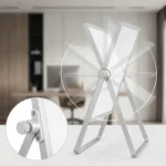 Silver Frame Desktop Whiteboard with Folding Stand