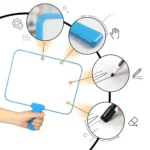 Blue Handle Mini Dry Erase Whiteboard Paddle