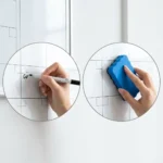 Silver Frame Magnetic Monthly Calendar Whiteboard