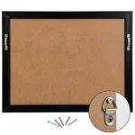 Black Frame Monthly Calendar Dry Erase Board
