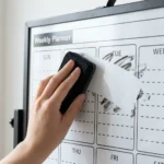 Weekly Planner Dry Erase Whiteboard with Notes Section