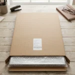 Pizarra blanca de escritorio de doble cara con base plegable