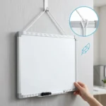 White Frame Magnetic Photo and Memo Whiteboard