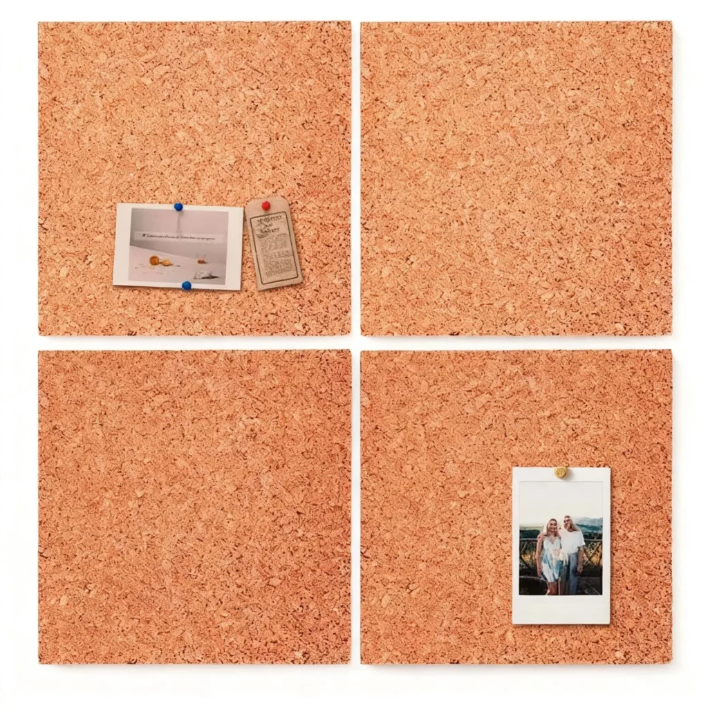 Square Cork Notice Board Panels