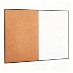 Slim Frame Whiteboard and Cork Board Combo